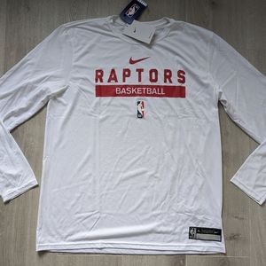 NWT Nike Toronto Raptors Player Shooting Warm up Long sleeve shirt